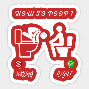 How To Poop Sticker